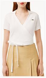 Γυναικεία Polo Μπλούζα Κοντομάνικη Λευκή Lacoste