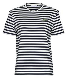 Γυναικείο T-shirt Ριγέ Πολύχρωμο Lacoste