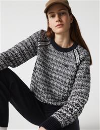 Lacoste Μακρυμάνικο Γυναικείο Πουλόβερ Μπλε από το Favela