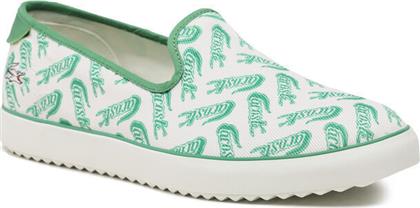 Πάνινα Ανδρικά Slip-On Λευκά Lacoste