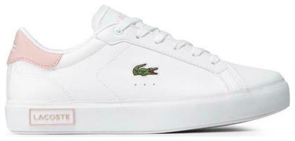 Lacoste Παιδικά Sneakers Powercourt για Κορίτσι Λευκά από το Troumpoukis