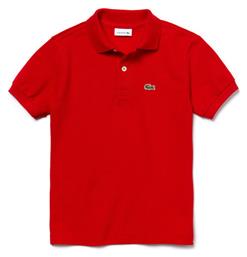 Παιδικό Καλοκαιρινό Polo Κοντομάνικο Κόκκινο Lacoste