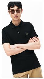 Petit Piqué Ανδρικό T-shirt Polo Μαύρο Lacoste