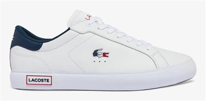 Powercourt 125 1 Sma Sneakers Wht / Nvy / Red Lacoste