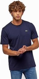 Lacoste Technical Jersey Αθλητικό Ανδρικό T-shirt Navy Μπλε Μονόχρωμο