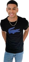 Lacoste Ανδρικό T-shirt Με Λογότυπο Μαύρο από το Notos