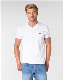 Lacoste Ανδρικό T-shirt Λευκό Μονόχρωμο από το Spartoo