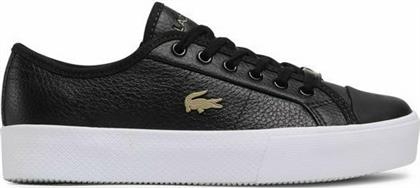 Lacoste Ziane Plus Grand Γυναικεία Flatforms Sneakers Μαύρα από το Plus4u