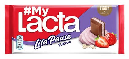 Σοκολάτα Γάλακτος με Lila Pause Flavor 100gr Lacta