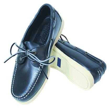 Δερμάτινα Ανδρικά Boat Shoes σε Μπλε Χρώμα Lalizas