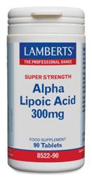 Alpha Lipoic Acid 300mg 90 ταμπλέτες Lamberts
