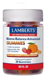 Biome Balance Advanced 30 ζελεδάκια Πορτοκάλι Lamberts