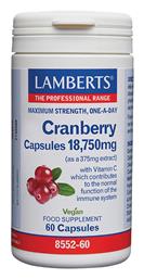 Cranberry 60 κάψουλες Lamberts