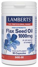 Flax Seed Oil 1000mg 90 κάψουλες Lamberts