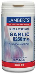 Garlic 8250mg 60 ταμπλέτες Lamberts