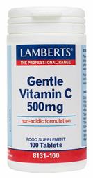 Gentle Vitamin C Βιταμίνη 500mg 100 ταμπλέτες Lamberts