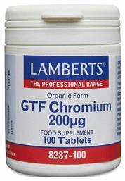 GTF Chromium 100 ταμπλέτες Lamberts