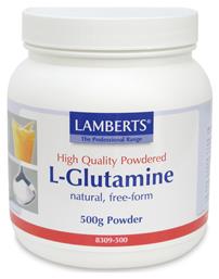 L-Glutamine 500mg 500gr Unflavoured Lamberts