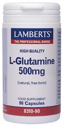 L-Glutamine 500mg 90 κάψουλες Lamberts