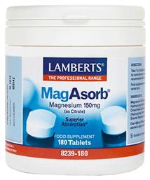 MagAsorb 150mg 180 ταμπλέτες Lamberts