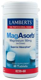 MagAsorb 150mg 60 ταμπλέτες Lamberts