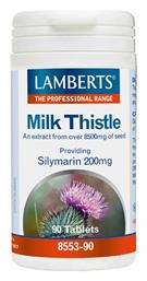 Milk Thistle 8500mg Γαϊδουράγκαθο 90 ταμπλέτες Lamberts