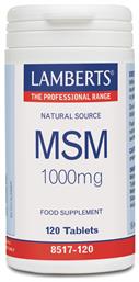 Msm 1000mg 120 ταμπλέτες Lamberts