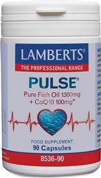 Lamberts Pulse Pure Fish Oil 1300mg & CoQ10 100mg 90 κάψουλες