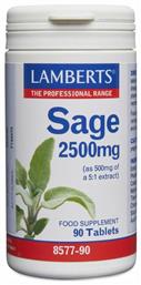 Sage 2500mg 90 ταμπλέτες Lamberts