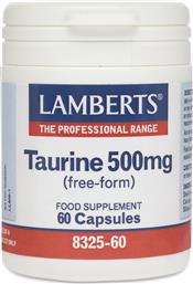 Lamberts Taurine 500mg 60 κάψουλες από το Pharm24