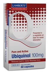 Lamberts Ubiquinol 100mg 60 κάψουλες από το Pharm24