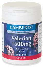 Valerian Βαλεριάνα 60 ταμπλέτες Lamberts