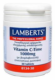 Vitamin C Time Βιταμίνη 1000mg 30 ταμπλέτες Lamberts