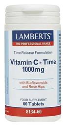 Vitamin C Time Βιταμίνη 1000mg 60 ταμπλέτες Lamberts