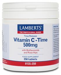 Vitamin C Time Βιταμίνη 500mg 250 ταμπλέτες Lamberts