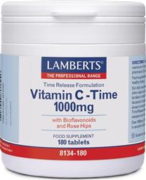 Lamberts Vitamin C Time Βιταμίνη για Ενέργεια & Ανοσοποιητικό 1000mg 180 ταμπλέτες από το Pharm24