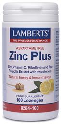 Zinc Plus 100 μασώμενες ταμπλέτες Lamberts