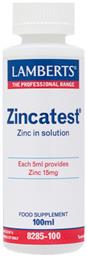 Zincatest 15mg 100ml Lamberts