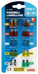 FUS-3 Automotive Plug-In Fuses Set Lampa