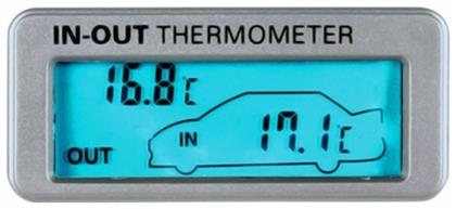 Ιce Blue Ψηφιακό Θερμόμετρο Αυτοκινήτου 12/24V Lampa