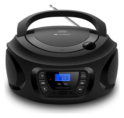 Φορητό Ηχοσύστημα με Bluetooth / Ραδιόφωνο / USB σε Μαύρο Χρώμα Lamtech