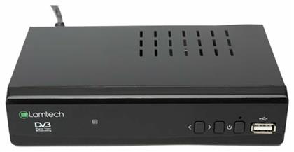 LAM020915 Ψηφιακός Δέκτης Mpeg-4 Full HD (1080p) με Λειτουργία PVR (Εγγραφή σε USB) Σύνδεσεις SCART / HDMI / USB Lamtech