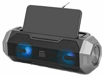 Portable Fm Radio Bluetooth 12W έως 4 ώρες Μαύρο Lamtech