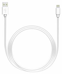Regular USB to Lightning Cable Λευκό 2m (LAM441013) Lamtech