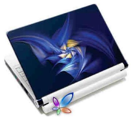 Skin Blue Flower αυτοκόλλητο για Laptop 12.4'' Μπλε Lamtech