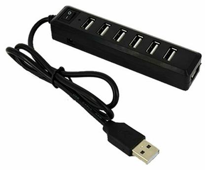 USB 2.0 Hub 7 Θυρών με σύνδεση USB-A Lamtech