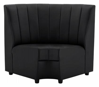 Landon Γωνιακός 118x66x93εκ. Μαύρο - HomeMarkt