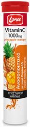 Vitamin C Eff Βιταμίνη 1000mg Pineapple Mango 20 αναβράζοντα δισκία Lanes