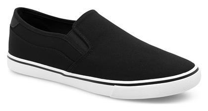 Πάνινα Ανδρικά Slip-On Μαύρα Lanetti
