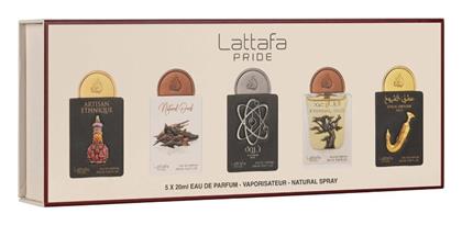 Pride Ανδρικό Σετ με Eau de Parfum 5τμχ Lattafa